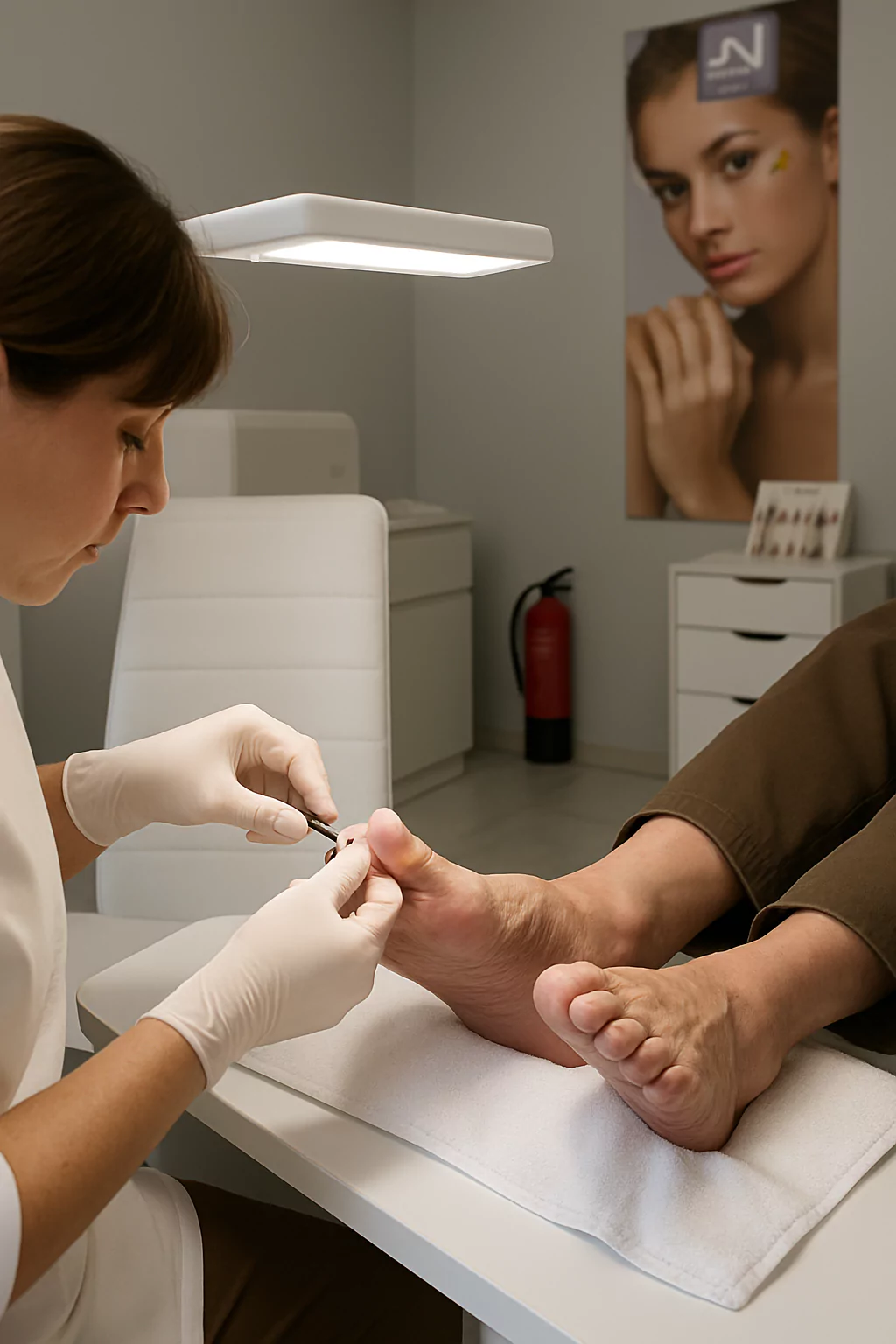 Corte de uñas para hombres en Ribarroja, cuidado de uñas pies hombres y cuidado podológico